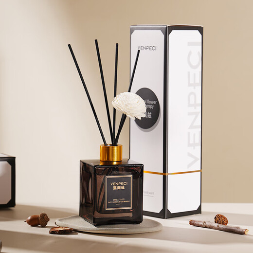 Wimpez Rattan Fireless Aromatherapy Indoor Bedroom Long-lasting Fragrance Car Aromatherapy Toilet Air Freshener Gardenia