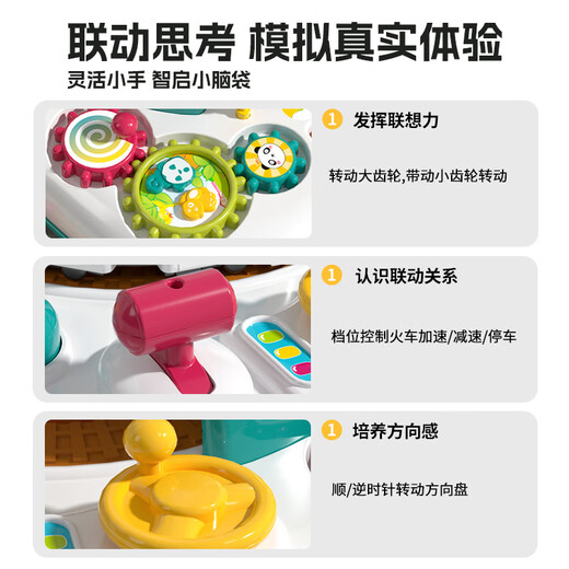 GOODWAY game table baby toys 1-3 years old 6 babies early childhood education children's educational multi-function learning table boy's birthday gift