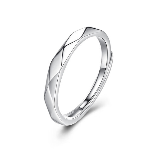 Couple Rings Japanese and Korean Fashion Personality Student Diamond Pair Rings Men's and Women's Cold Style Birthday Gifts Multi-faceted Women's Styles