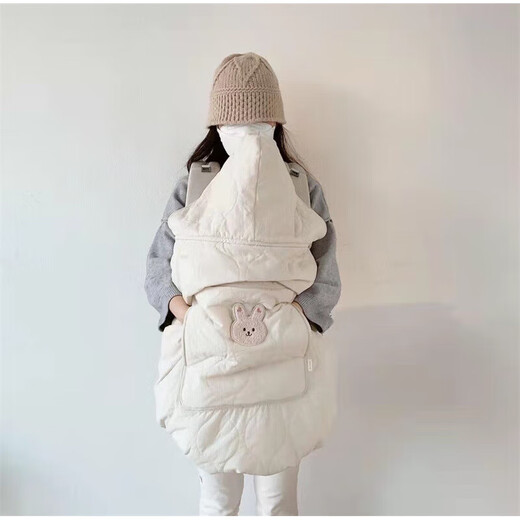 CLCEY Maruya t6 baby walking artifact Korean version cloak baby stroller cover blanket autumn and winter windproof warm thickened cover quilt new thickened windproof cover brown bear (upgraded plus velvet 4