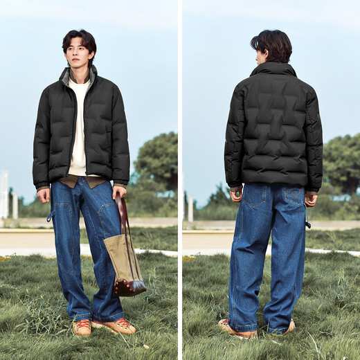 Semir down jacket men's seamless taped three-proof jacket winter warm stand-up collar top solid color simple 101724113104