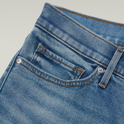 Levi's 25th Autumn and Winter New Winter Warm Series Women's American 318 Loose Wide Leg Jeans Blue 28 (30)