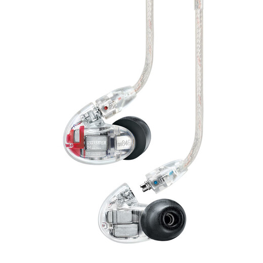 SHURE846 second-generation clear version/846UNI call version_Four-unit dynamic iron flagship high-fidelity HiFi headphones_in-ear soundproofing headphones SE846 second-generation +TW2 glazed