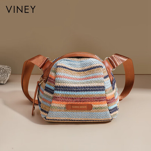 
viney bag women's bag crossbody braided bag commuting breast bag one-shoulder shell bag birthday gift high-end feeling for girlfriend wife