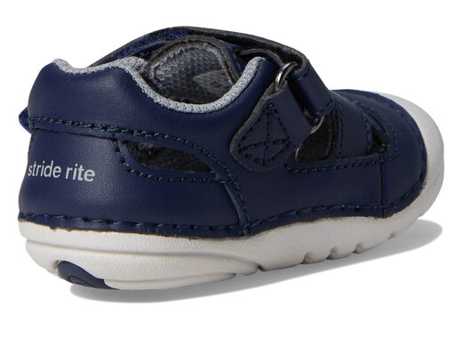 Stride rite unisex baby Sm Gaia sandals navy 3 wide baby