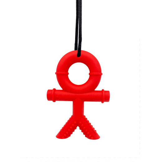 Food grade baby soothing anti-biting hand bite gel oral molar stick baby silicone teether yellow 1 pack