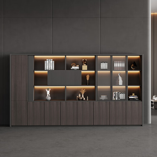 Henghan boss desk office desk and chair combination simple modern executive desk single desk manager desk office furniture standard desktop model cost-effective 2.4m double cabinet boss desk