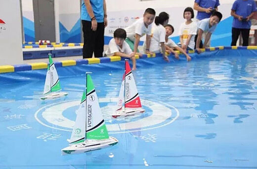 Shantou Lincun 24G full scale remote control unpowered mini wind racing sailboat Caribbean Baima Lake 880 8802V3 is the same size as Baima Lake 280