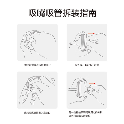 Babycare children's milk cup 1-3 years old - 6 years old baby drinking bottle PPSU direct drinking milk straw cup - full cup 330ml