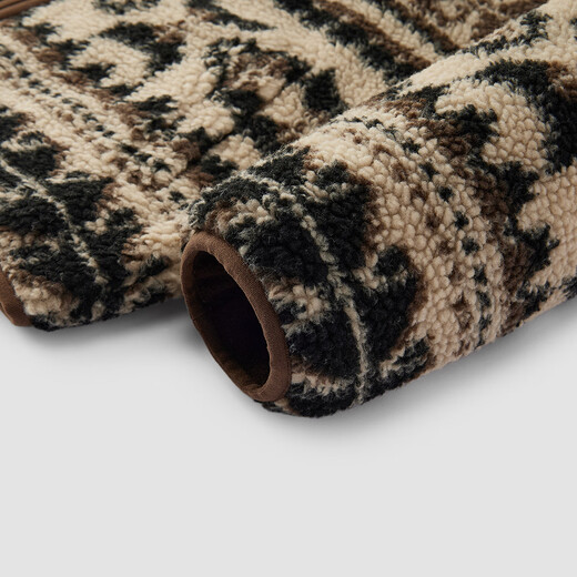 Semir jacket women's winter imitation lamb wool polar fleece stand collar loose pattern 2025 retro jacket 109725108011