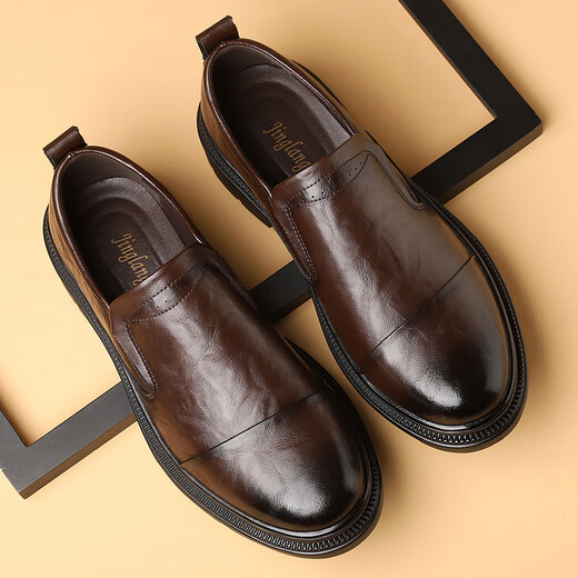 Scarecrow (mexicain) 2025 Nouvelle entreprise de mode masculine Costume formel chaussures en cuir authentique cuir en cuir respirant décontracté sans glissement
