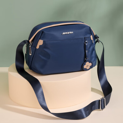 OTHER/Others 2025 New Fashion Versatile Crossbody Bag Women's Flower Pillow Bag Women's Nylon Canvas Bag Shoulder Bag Mom Bag Black_Collect and receive gifts