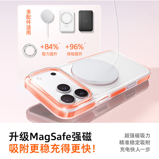 Turas Fulcrum Shell O3L Little Prince Joint丨Airbag Anti-fall Suitable for Apple 17promax mobile phone case iphone16pro magnetic stand 15 anti-fall transparent frosted ballet powder camera button all-inclusive iPhone16ProMax