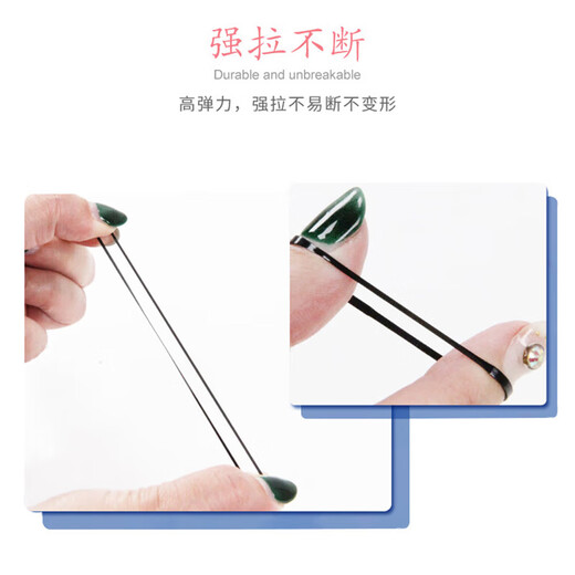 Jian Yingshu disposable high-elastic thickened headband 500 pieces, children and adults hair ties, small rubber bands to tie hair