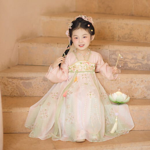 
Today, the ancient Chinese dress for girls, autumn children's ancient costume 2025 new spring and autumn little girl ancient style Tang suit