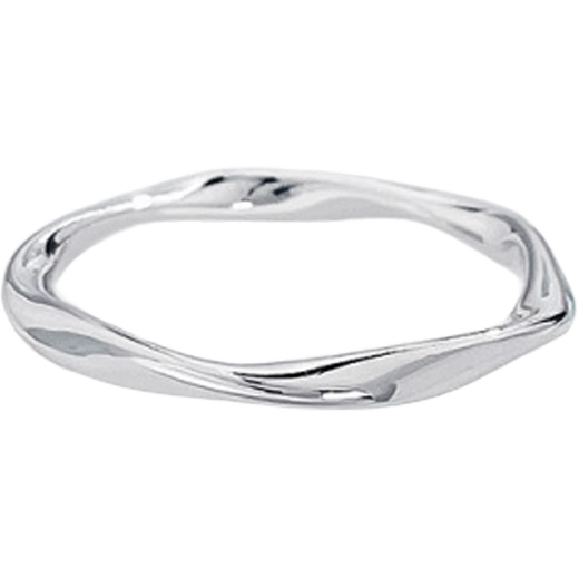 Laofu gold platinum solid solid mouth love endless Möbius ring (Mid-Autumn Festival gift for mother and lover's birthday Möbius ring (about 3.26g)