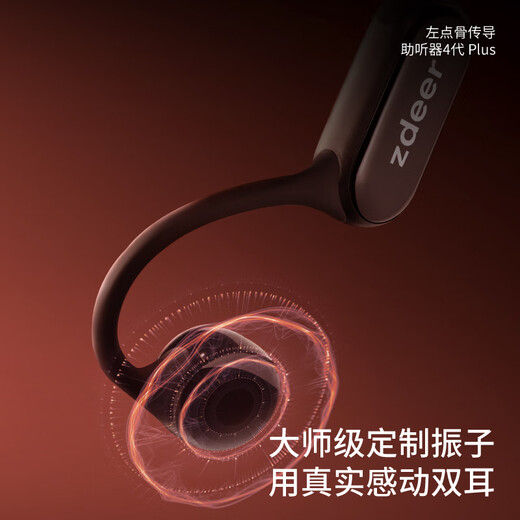 Zuodian zdeer bone conduction hearing aid 4th generation plus is launched for the elderly with moderate to severe hearing loss and deafness.