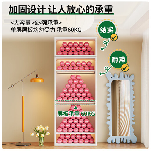 Shengnai steel wardrobe French simple style bedroom environmentally friendly formaldehyde-free large wardrobe storage cabinet household iron cabinet storage cabinet