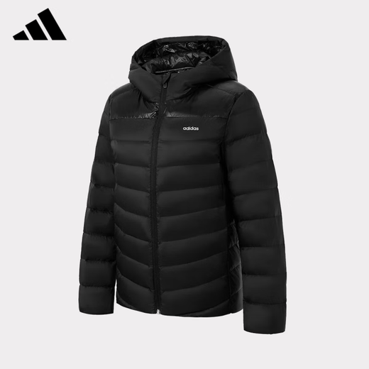 Adidas Women's Hooded Winter Warm Outdoor Leisure Sports Down Jacket L