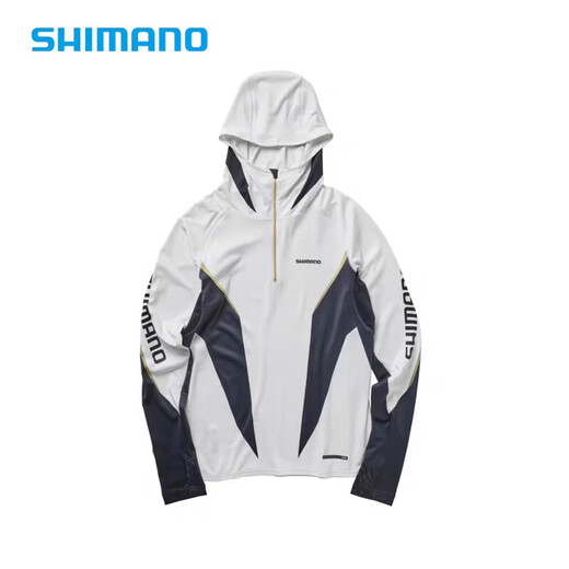 SHIMANO hooded fishing clothing ice silk sun protection clothing summer quick-drying boat fishing lure fishing outdoor clothing Shimano quick-drying pants-black 2XL (160-180Jin Jin equals 0.5 kg)