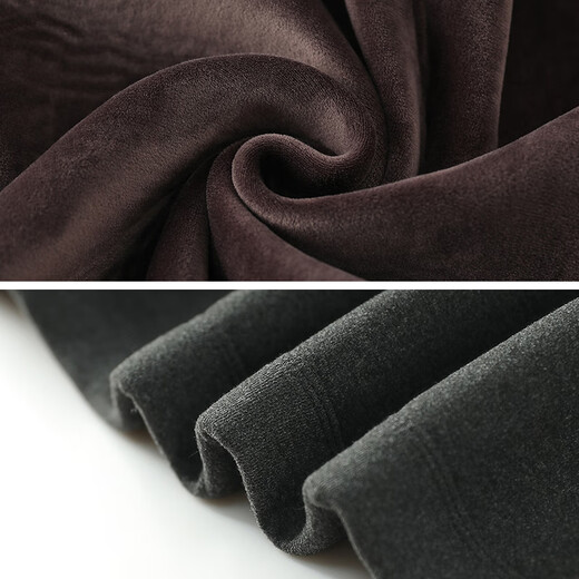 Fengxiao high-end middle-aged and elderly thermal underwear jacket men's tops three-layer quilted thickened large size cardigan stand collar