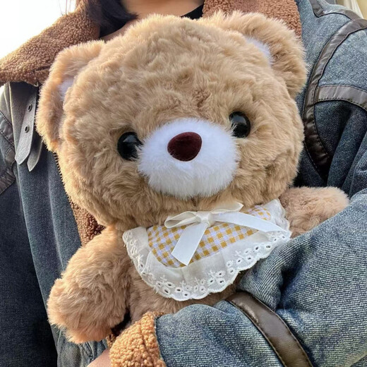 Yunya plush doll bouquet little bear gift for girls Chinese Valentine's Day gift children bear doll doll friends holiday birthday gift scarf bear + birthday hat + bouquet + gift bag
