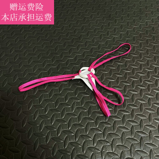 Fickan mini JJ ring men's thong, men's free DangT pants, low-waisted seamless underwear, white M, suitable for 70~90c waist