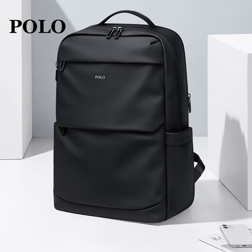 Polo sac à dos pour hommes Sac à dos de grande capacité pour hommes de voyage pour hommes sac à école d'étudiant 16/17,3 pouces Sac d'activité sac d'affaires