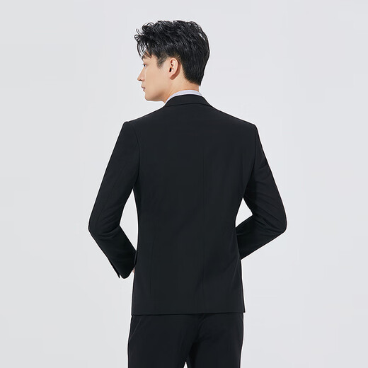Lilang Shopping Mall Suit Suit Men's Business Formal Wear Two-piece Suit Wedding Autumn 2025 New Style Black (25QXF121SA) 175A