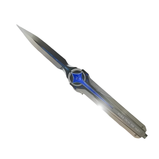 Polaris Knife Delta Operation Périphérique Jouet Arme Modèle Figure Pop-up En Alliage Métallique Ornement Cadeau Mis À Jour Pour Polaris Octobre Dernière Version (22 CM) Coffret Cadeau + Présentoir