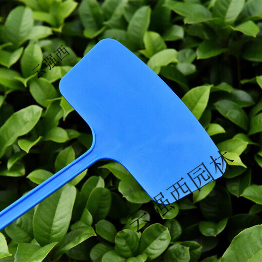 Plastic large ground sign gardening label gardening sign plant indicator sign ground sign mark 27 cm long sign green 100 pieces can be written with pencil