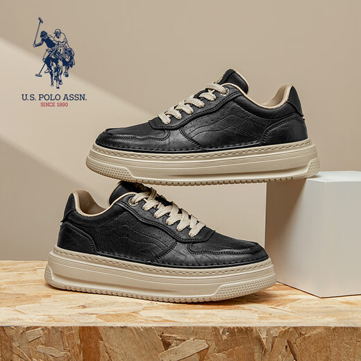 U.S. POLO ASSN. Paul men's shoes autumn new urban street retro sneakers leather comfortable casual shoes business commuting shoes for men