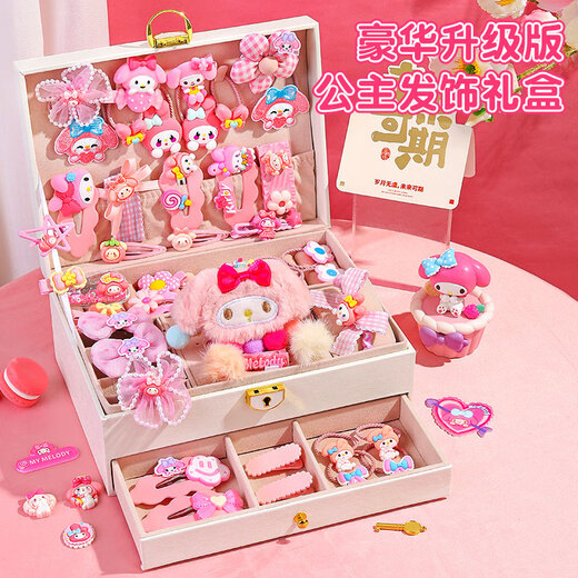 Luo Li – cadeau d'anniversaire pour filles, accessoires pour cheveux, coffret cadeau pour filles de 7 à 14 ans, ensemble de bijoux pour enfants de 9 à 10 petites pinces à cheveux de 8 à 12 ans