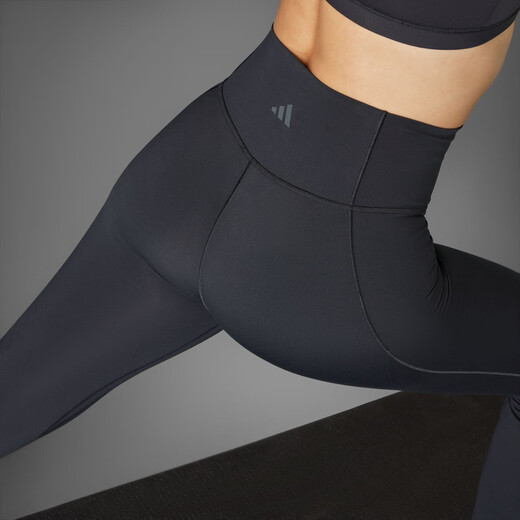 Adidas ALL ME Soft Pants Naked Quick-Drying Antibacterial Yoga Pilates Tights Women's Adidas Black M