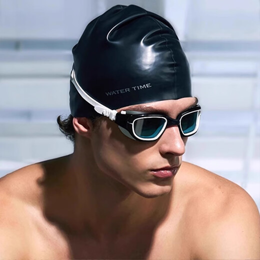 WATERTIME new swimming goggles swimming myopia high-definition anti-fog waterproof professional competition custom-made prescription glasses ice ink flat light/myopia 0-1000 degrees optional flat light