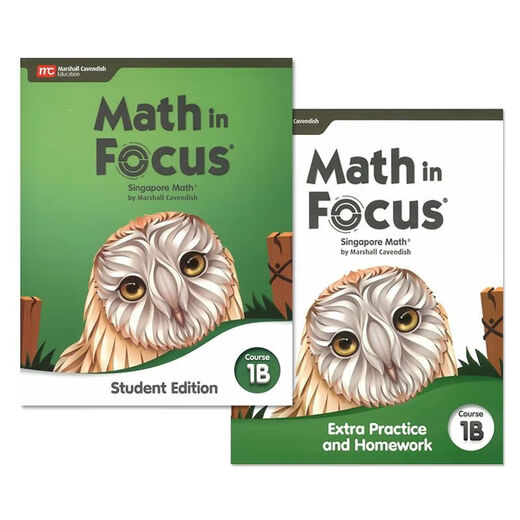 新加坡数学Math in Focus新版678年级初中数学教材原版进口MC出版 Course 3B 学生书八年级下册