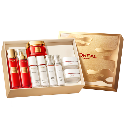 L'Oreal Rejuvenating Water Cream Limited Edition Gift Box Set Hydrating, Moisturizing, Anti-wrinkle and Firming Skin Care Products Birthday Gift