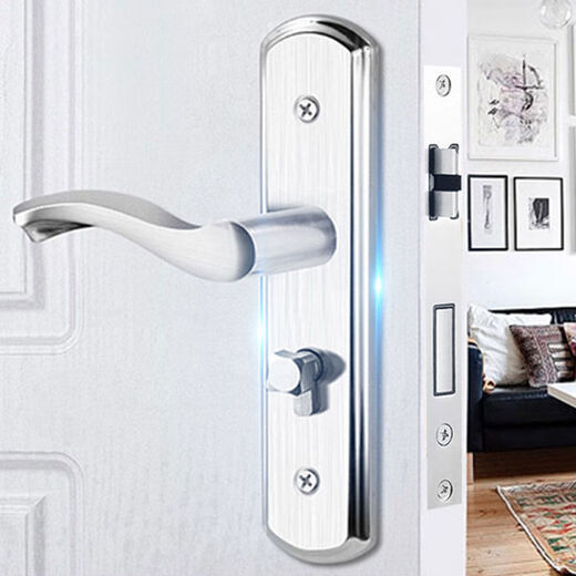 
Adjustable hole distance stainless steel wooden door lock double tongue silent lock room door lock household bedroom lock room door lock double tongue lock hole distance 110190MM lock body 13559 tongue 3550mm