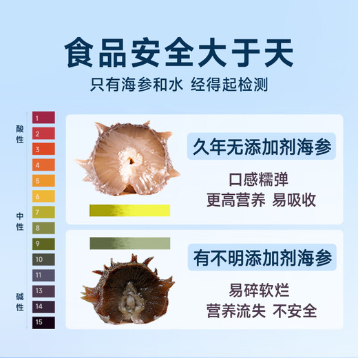 Jiunian Dalian ready-to-eat sea cucumber OCC3Jin Jin equal to 0.5kg 15-21 pieces individually wrapped gift box Liao sea cucumber seafood gift box