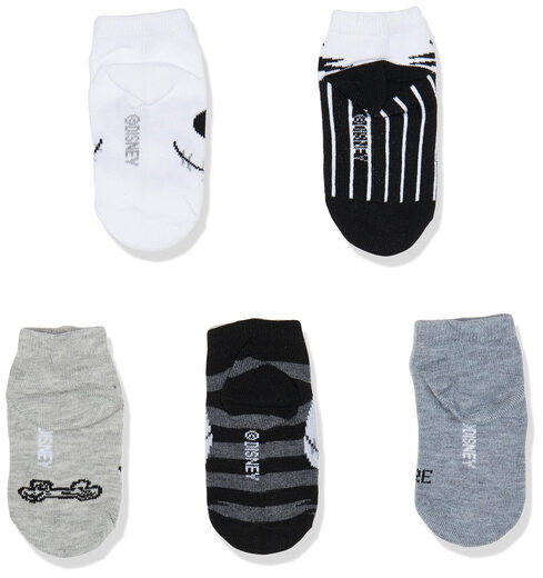 Disney Disney Baby Nightmare Before Christmas Socks 5-pack Black and White Multicolor 2-4T