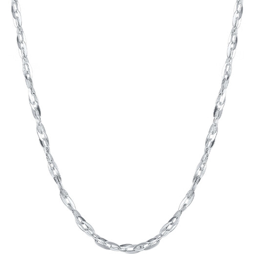 Saturday Fu PT950 platinum necklace women's plain chain platinum necklace B0513479 about 8.17g 44cm