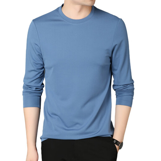 PDG Yageor 2025 Spring and Automne Mulberry's Mulberry Silk Couleur de couleur longue T-shirt à manches décontractées Spring Round Round Top Base Shirt 1506 Couleur en V