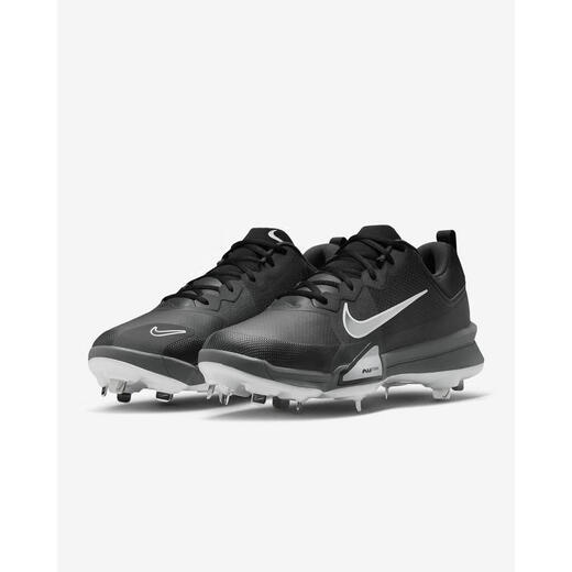 Nike (NIKE) baseball shoes men's Force Zoom Trout 9 grippy, wear-resistant, comfortable and breathable special sports shoes Black/Anthracite/White/Me 40