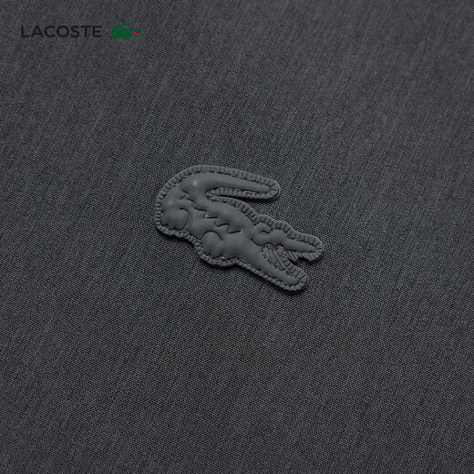 LACOSTE French Crocodile Men's 25 Autumn New Simple Thick Hooded Cotton Jacket | BH2552 050/Dark Gray S 46