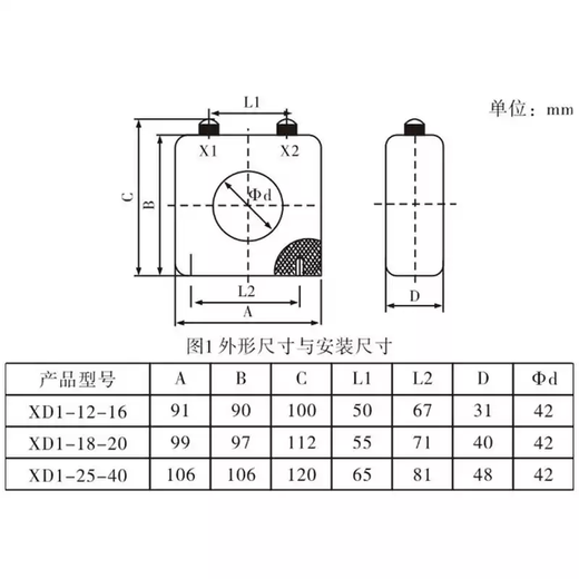 Delixi Electric XD1 current limiting reactor 12/20/25/30/40 type copper core coil capacitor genuine XD130 type 30kvar