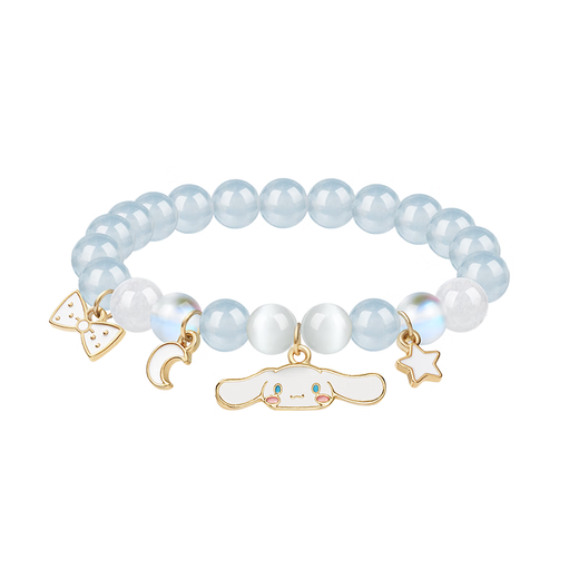 Trendy painted cinnamon dog bracelet girls children crystal bracelet girls birthday gift bracelet girl gift girlfriend 6021