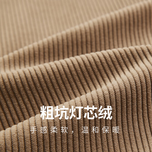 CABBEEN rough corduroy jacket men's spliced suede collar Barn style Detroit retro winter jacket