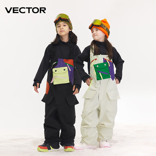 Vector children's ski pants for girls, waterproof and warm one-piece ski pants for boys, single and double board ski equipment, Toy Story, fast shipping, M 160_Suitable for height 155-165c