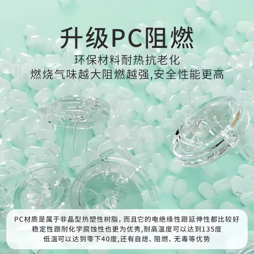 JCZS德国儿童防触电插座保护盖婴儿宝宝插头插孔安全塞插板开关电源保 【德国品质】6个装 透明【升级pc阻燃 耐高温更