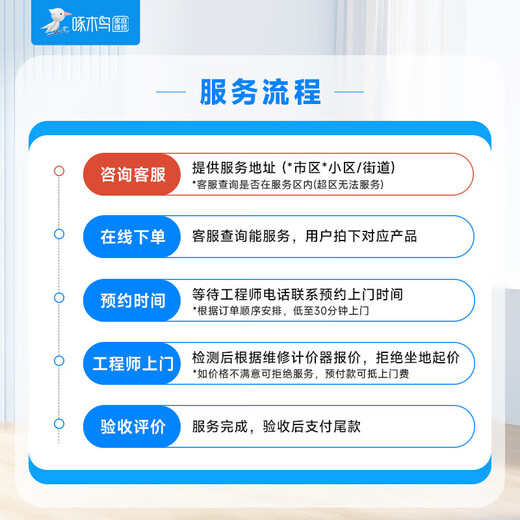 Qingti Home Floor Heating Maintenance and Door-to-Door Service Installation, Unblocking and Pressure Divider Repair, Disassembly and Disassembly of Leaking Floor Heating and Door-To-Door Floor Heating Cleaning Prepayment Before placing an order, please consult customer service to see if the service is available